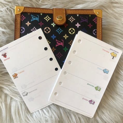 louis vuitton small agenda refill.